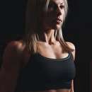 Lesbian Fitness Freak with Sporty Body in Casper
